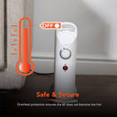 Warmlite 650W Oil Filled Radiator White