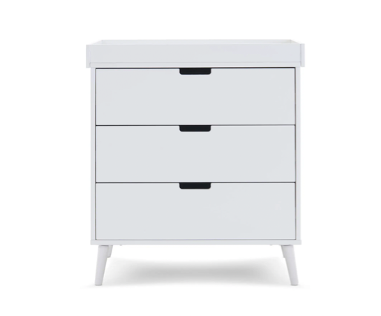 Maura 3 Piece Room Set - White with Acrylic