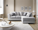 Chevelle Right Hand Facing Corner Sofa - Light Grey
