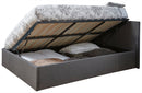 Serena Double Side Lift Ottoman Bed - Grey