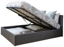 Double End Lift Ottoman Bed-Grey