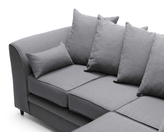 Daisy Right Hand Facing Corner Sofa - Dark Grey
