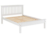 MONACO 4' LOW END BED - WHITE