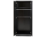 MALVERN 2 DOOR WARDROBE BEDROOM SET - BLACK