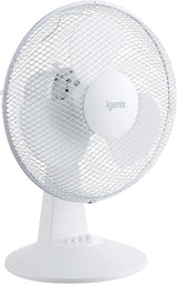 Igenix 12" Desk Fan White