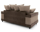 Dulcie 3 Seater Sofa - Brown & Beige