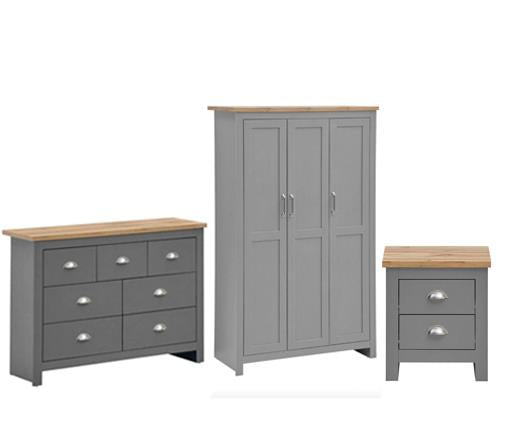 Lincoln 3 Piece Bedroom Set