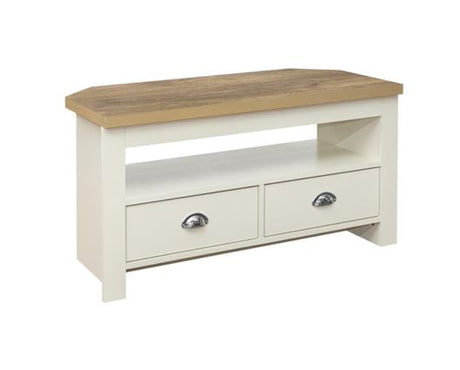 Harper Corner TV Unit-Cream