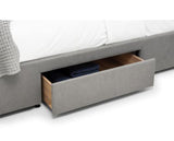 Frankie 4 Drawer Storage Fabric Bed King