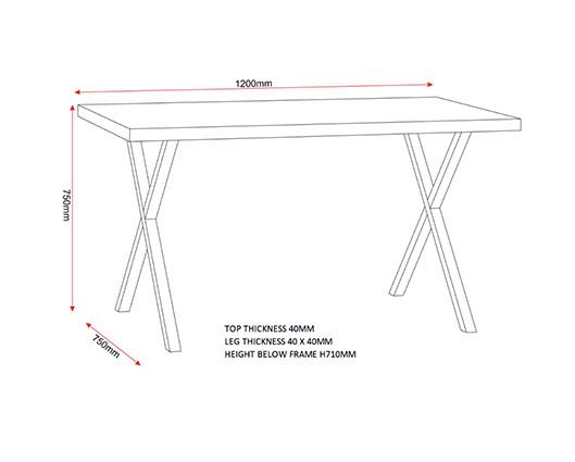 BUXTON DINING BENCH SET - LIGHT OAK EFFECT/BLACK