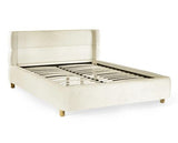 Oberon Boucle Bed Cream - Double