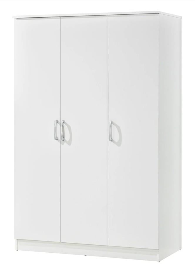 Highbury 3 Door Wardrobe - White