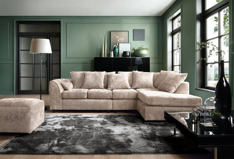 Heidi Right Hand Facing Corner Sofa Plus - Cream