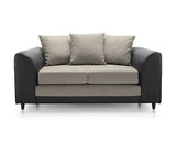 Dan 2 Seater Sofa - Brown & Beige