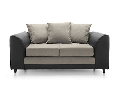Dan 2 Seater Sofa - Brown & Beige