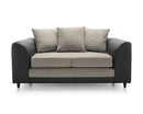 Dan 2 Seater Sofa - Brown & Beige