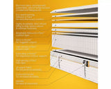 Jay-Be Bio Fresh Hybrid 2000 e-Pocket Eco-Friendly Mattress - Double