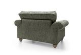 Iris Love Seat - Rifle Green