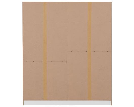 MALVERN 4 DOOR WARDROBE - WHITE