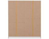 MALVERN 4 DOOR WARDROBE - WHITE