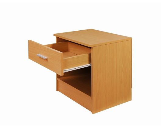 Original Nightstand with 1 Drawer-Beech