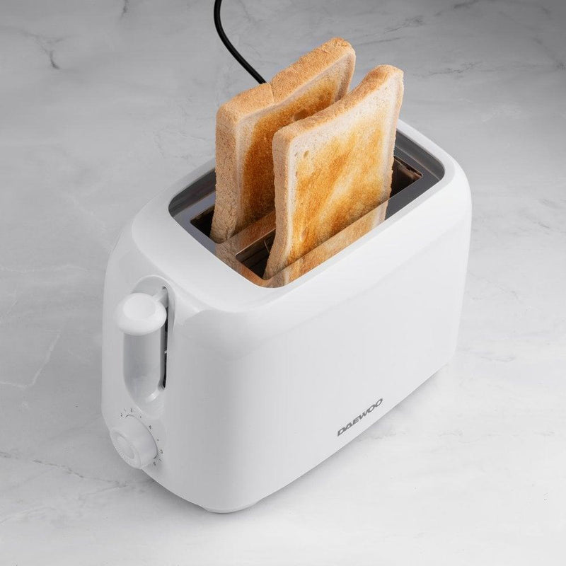 Daewoo Essentials 2 Slice Toaster White