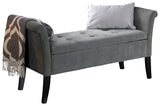 Bex Window Seat-Grey Chenille
