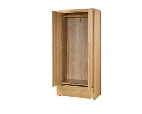 Curvus 2 Door 1 Drawer Wardrobe