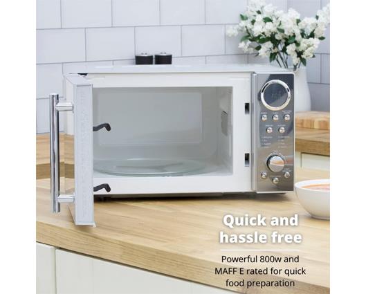 Swan 800W 20L Digital Microwave Silver