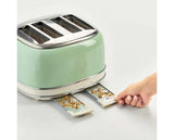 Ariete Retro Style 4 Slice Toaster - Green