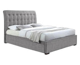 Hanson King Bed Frame-Light Grey