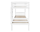 Ruby Pine Bunk Bed - White
