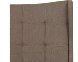 VERONA 4'6" BED - BROWN FABRIC
