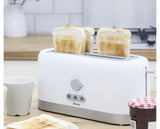 Swan 4 Slice LongSlot Toaster White