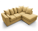 Daisy Right Hand Facing Corner Sofa - Mustard