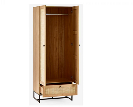 Petra Wardrobe - Oak