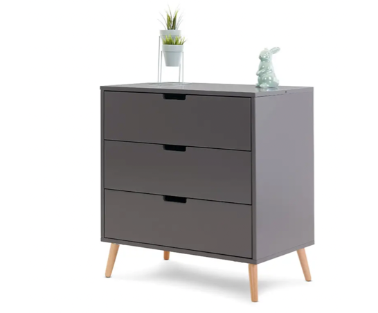 Maura Mini 3 Piece Room Set - Slate with Natural