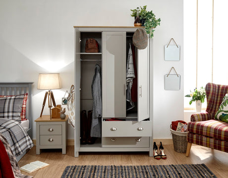 Lachlan 3 Door 2 Drawer Wardrobe