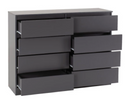 Marcus 8 Drawer Chest - Grey