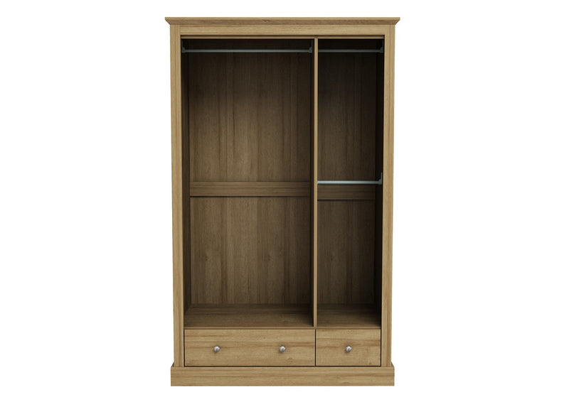 Dagwood 3 Door 2 Drawer Wardrobe Oak