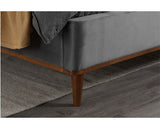Lincoln King Bed - Grey