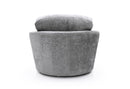 Heidi Swivel Chair - Light Grey