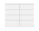 Marcus 8 Drawer Chest - White