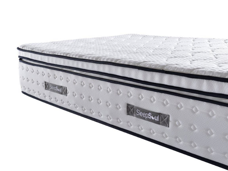 SleepSoul Space 2000 Pocket Sprung Boxtop Mattress (35cm Depth) - Super King