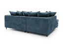 Heidi Left Hand Facing Corner Sofa - Dark Blue
