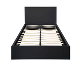 Oslo Double Ottoman Bed - Light Grey