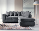 Tyler Right Hand Facing Corner Sofa - Grey