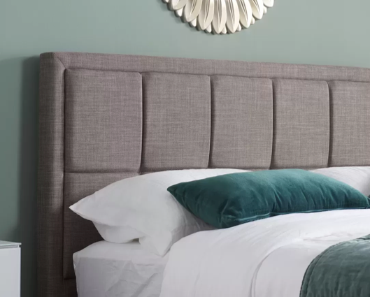 Harrison Small Double Ottoman Bed-Grey