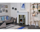 Livi Electric Stove in Grey Enamel
