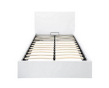 Oslo Double Ottoman Bed - White